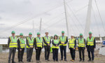 Council Leader, Councillor Martin Rooney (second from left) with Council Leaders from across the Glasgow City Region area and representatives from both the Scottish and UK Governments