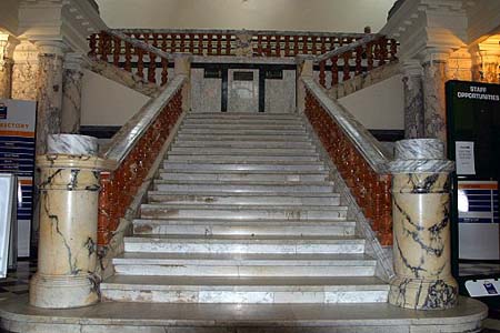 Motoring Heritage Museum Marble Staircase.