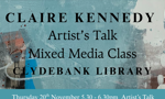 Brochure for Claire Kennedy, Artists talk