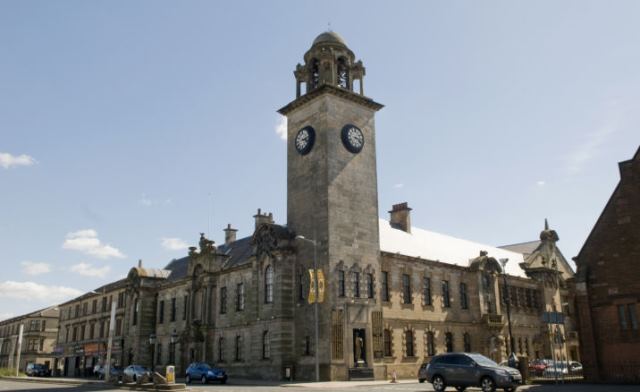 Clydebank Town hall Exterior