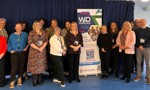 WDHCSP family hub launch, picture of staff at launch of family hub providing support to families in West Dunbartonshire