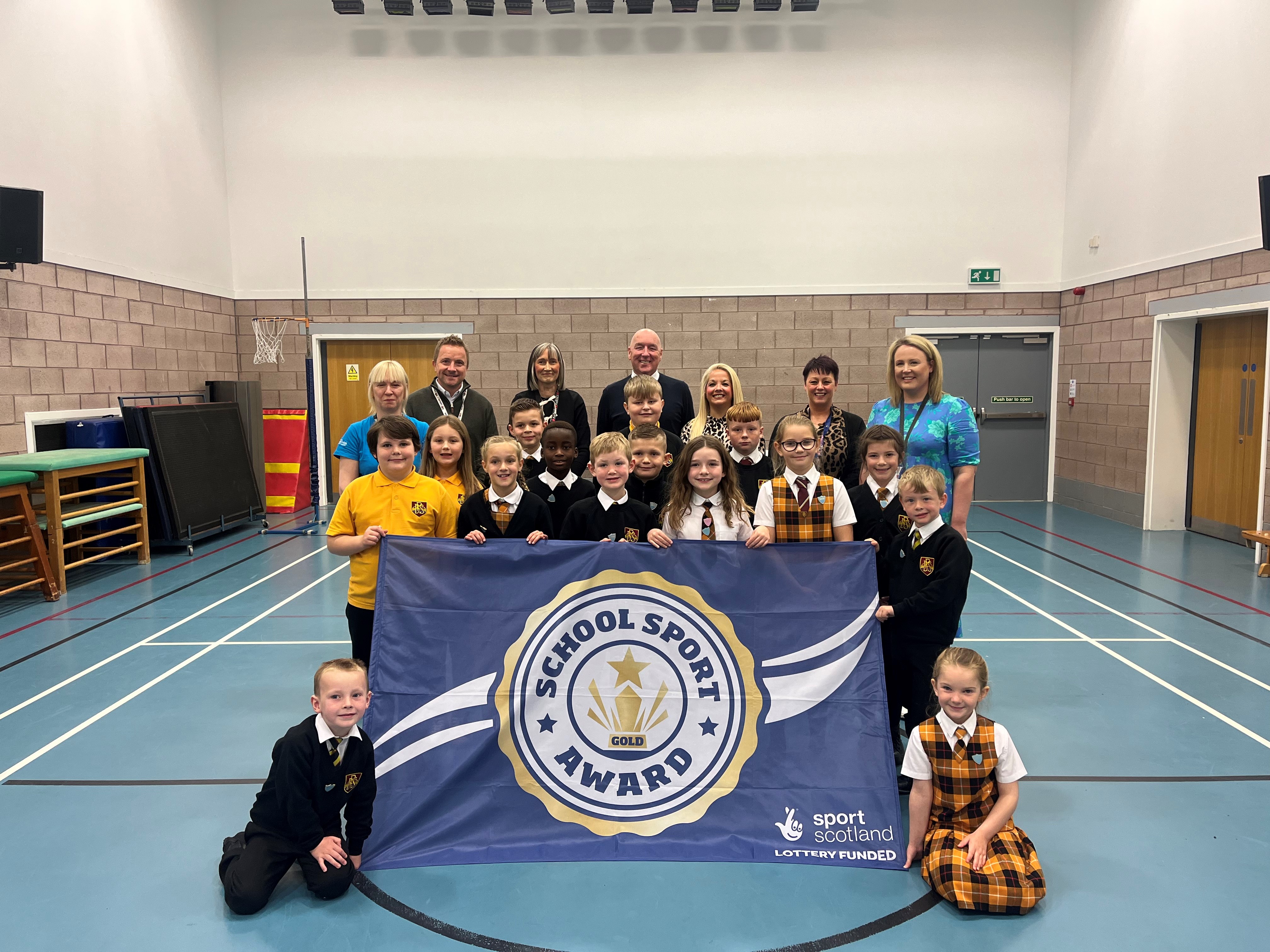 Bonhill Primary Sport Scotland Award 1