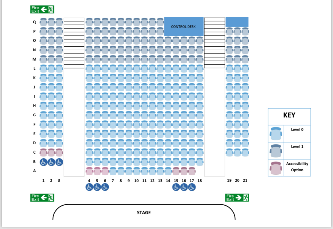 Denny Civic Theatre - Seating Plan