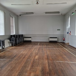 Inside view of Bowling Hall